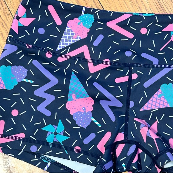 Feed Me Fight Me Crossfit Ice Cream & Confetti Shorts | Small - Picture 4 of 5